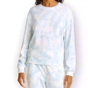 Rails Blue Tie Dye Sweatshirt Ramona Boxy Fit Long Sleeve Size Medium
